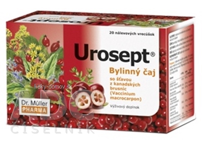 Dr. Müller UROSEPT čaj bylinný čaj 20x2 g (40 g)