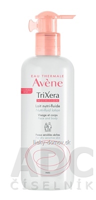 AVENE TRIXERA NUTRITION LAIT NUTRI-FLUIDE Nutri-fluid mlieko na tvár a telo 1x400 ml