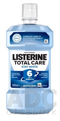 LISTERINE TOTAL CARE STAY WHITE ústna voda 1x500 ml