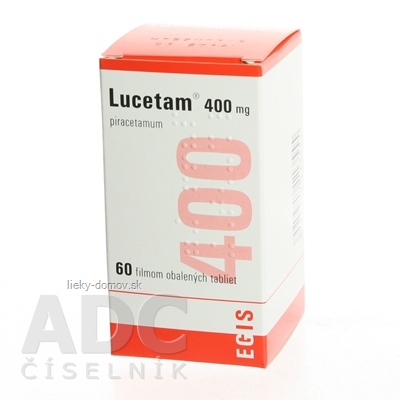 Lucetam 400 mg tbl flm 1x60 ks