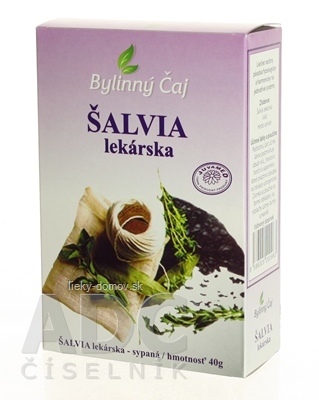 JUVAMED ŠALVIA LEKÁRSKA - VŇAŤ bylinný čaj sypaný 1x40 g