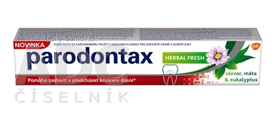 Parodontax Herbal Fresh zubná pasta (inov. 2021) 1x75 ml