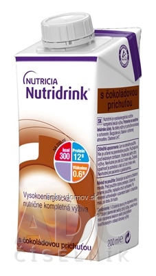 Nutridrink s čokoládovou príchuťou 1x200 ml