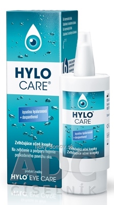 HYLO CARE zvlhčujúce očné kvapky 1x10 ml