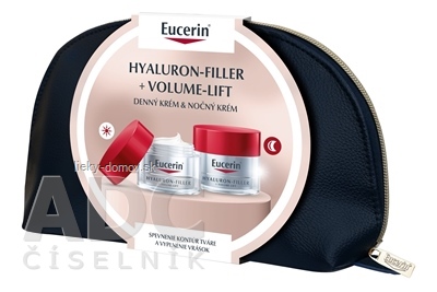 Eucerin Kazeta VOLUME-FILLER + VOLUME-LIFT denný krém 50 ml + nočný krém 50 ml (Vianoce 2023) 1x1 set