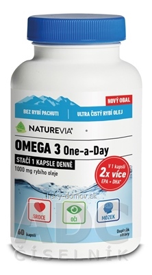 NATUREVIA OMEGA 3 One-a-Day 1000 mg cps 1x60 ks