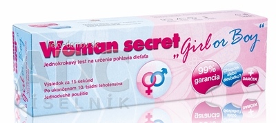Woman secret test na určenie pohlavia dieťaťa 1x1 ks