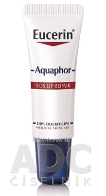 Eucerin Aquaphor SOS LIP Repair balzam na pery 1x10 ml