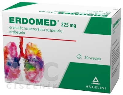 ERDOMED 225 mg gru por 1x20 vrecúšok