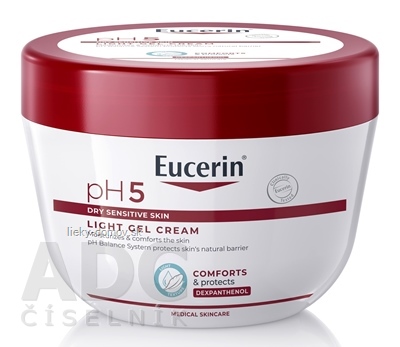 Eucerin pH5 Ľahký gél-krém pre suchú a citlivú pokožku 1x350 ml