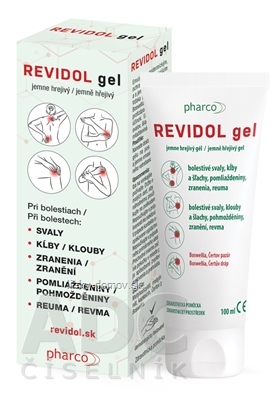 REVIDOL gel jemne hrejivý, pri bolesti 1x100 ml