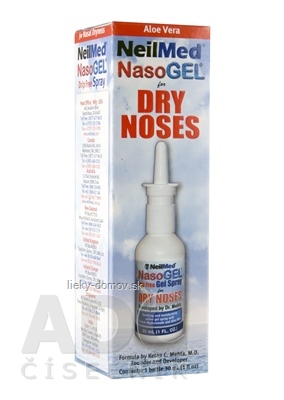 NeilMed NasoGEL for DRY NOSES sprej, zvlhčenie nosa, 1x30 ml
