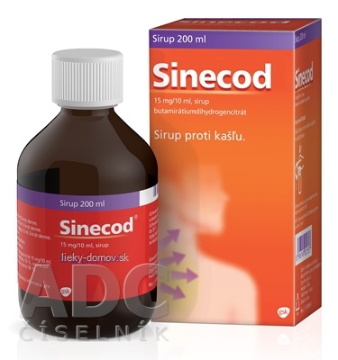 Sinecod sir 300 mg (liek.skl.hnedá) 1x200 ml