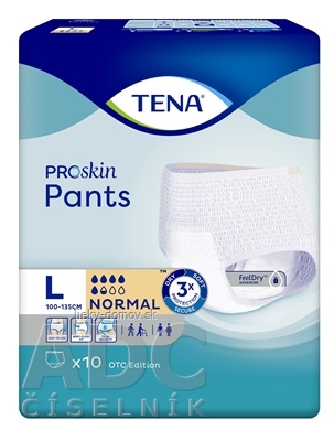 TENA Pants Normal L naťahovacie inkontinenčné nohavičky 1x10 ks