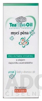 Dr. Müller Tea Tree Oil UMÝVACIA PENA na intímnu hygienu 1x150 ml