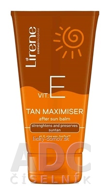 Lirene TAN MAXIMISER vit.E after sun BALM mlieko po opaľovaní s vitamínom E 1x150 ml