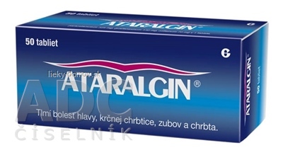 ATARALGIN tbl 325 mg/130 mg/70 mg (blis.PVC/Al) 1x50 ks