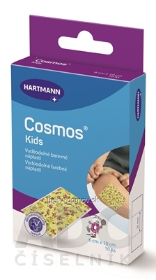 COSMOS Detská (KIDS) náplasť na rany, detská (6x10 cm) 1x10 ks