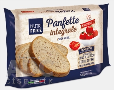 NutriFree Panfette integrale chlieb celozrnný, krájaný (4 porcie) 1x340 g