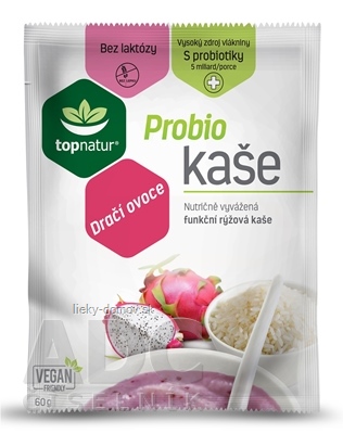 topnatur Probio KAŠA Dračie ovocie instantná ryžová kaša 1x60 g