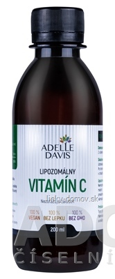 Adelle Davis Lipozomálny VITAMÍN C tekutý 1x200 ml