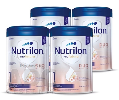 Nutrilon 1 Profutura DUOBIOTIK počiatočná dojčenská výživa (0-6 mesiacov) 4x800 g (3200 g)