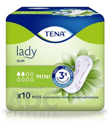 TENA Lady Slim Mini inkontinenčné vložky 1x10 ks
