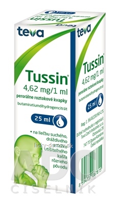 TUSSIN gto por (fľ.skl.hnedá) 1x25 ml