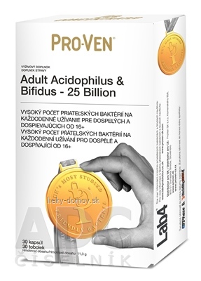 Pro-Ven Adult Acidophilus & Bifidus  - 25 Billion cps 1x30 ks