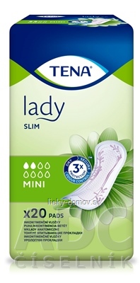 TENA Lady Slim Mini inkontinenčné vložky 1x20 ks