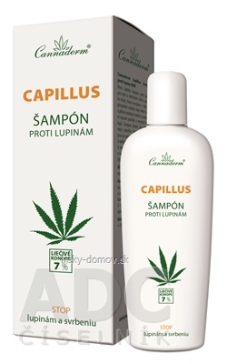 Cannaderm CAPILLUS šampón proti lupinám NEW 1x150 ml