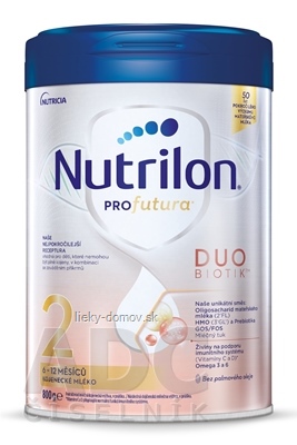 Nutrilon 2 Profutura DUOBIOTIK následná dojčenská výživa (6-12 mesiacov) 1x800 g