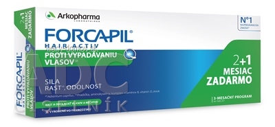 FORCAPIL HAIR ACTIV tbl 60+30 (2+1 mesiac zadarmo) (inov. 2022) 1x90 ks