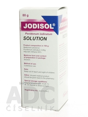 JODISOL sol der (fľa.) 1x80 g