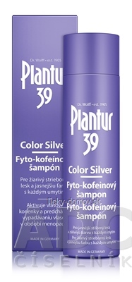 Plantur 39 Color Silver Fyto-kofeínový šampón 1x250 ml