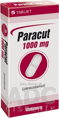 Paracut 1000 mg tbl (blis.PVC/Al) 1x5 ks