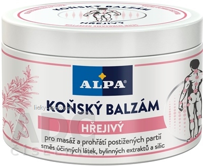ALPA KONSKÝ BALZAM Hrejivý masážny 1x250 ml