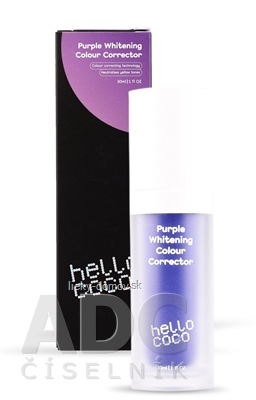 hello coco Farebný korektor na bielenie zubov 1x30 ml