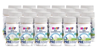 HiPP PRE BIO Combiotik (inov.2023) tekutá počiatočná mliečna dojčenská výživa 24x90 ml