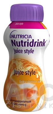 Nutridrink Juice Style s pomarančovou príchuťou 4x200 ml (800 ml)