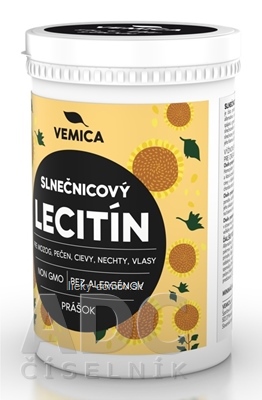 Vemica Slnečnicový LECITÍN prášok 1x150 g