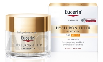 Eucerin HYALURON-FILLER+ELASTICITY denný krém SPF 30, anti-age, 1x50 ml