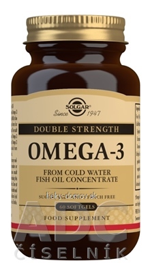 Solgar OMEGA 3 Double Strength cps 1x60 ks