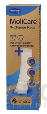 MoliCare X-Change Pads vymeniteľné inkontinenčné vložky 1x20 ks
