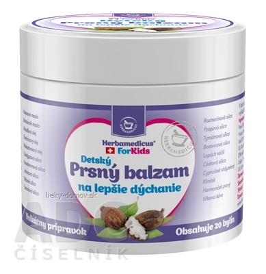 HERBAMEDICUS Detský Prsný balzam 1x50 ml