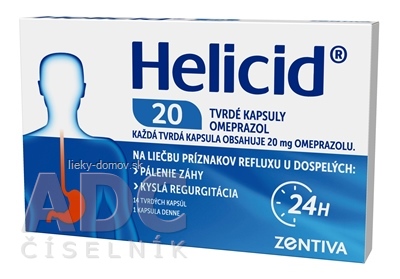 Helicid 20 cps dur 20 mg (blis.OPA/Al/HDPE/PE+vysušovadlo+HDPE/Al) 1x14 ks