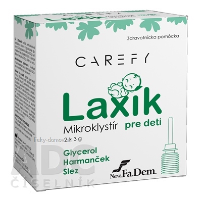 CAREFY Laxík mikroklystír pre deti 2x3 g