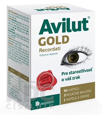 AVILUT Gold Recordati cps 1x90 ks