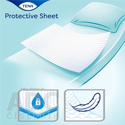 TENA Protective Sheet jednorazová ochranná plachta, 210x80 cm, 1x100 ks