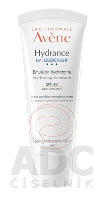 AVENE HYDRANCE UV-LÉGÈRE EMULSION SPF30 hydratačná emulzia SPF30 1x40 ml